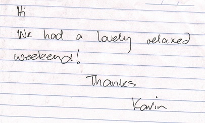 Feedback from Karin