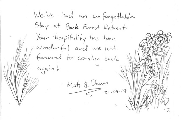 Feedback from Matt and Dawn